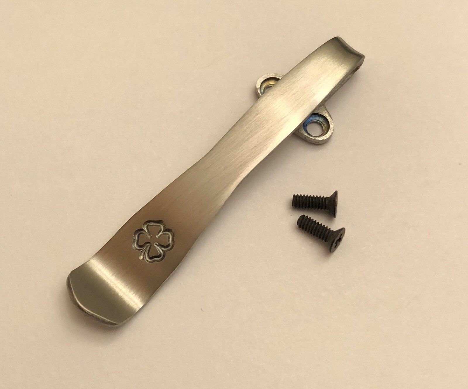 Fits Emerson CQC Models • Milled Titanium CUSTOM Pocket Clip • 1x Clip • Silver