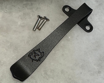 Black Titanium Deep Carry Taschenclip für Cold Steel AD10 Messer AD-10 Ordner - Rechte Hand