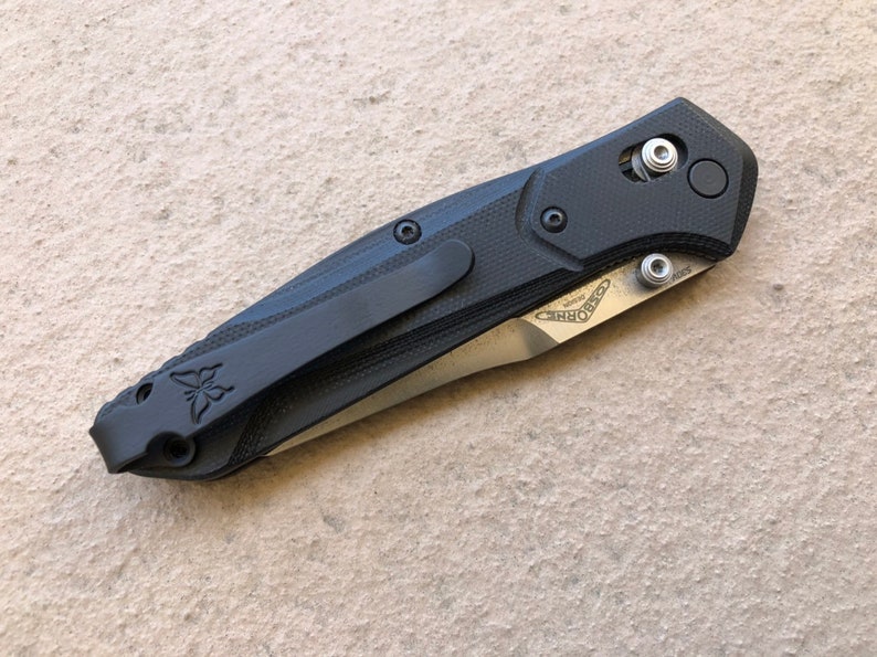 Matte Black Titanium Deep Carry Pocket Clip Made for Benchmade Etsy