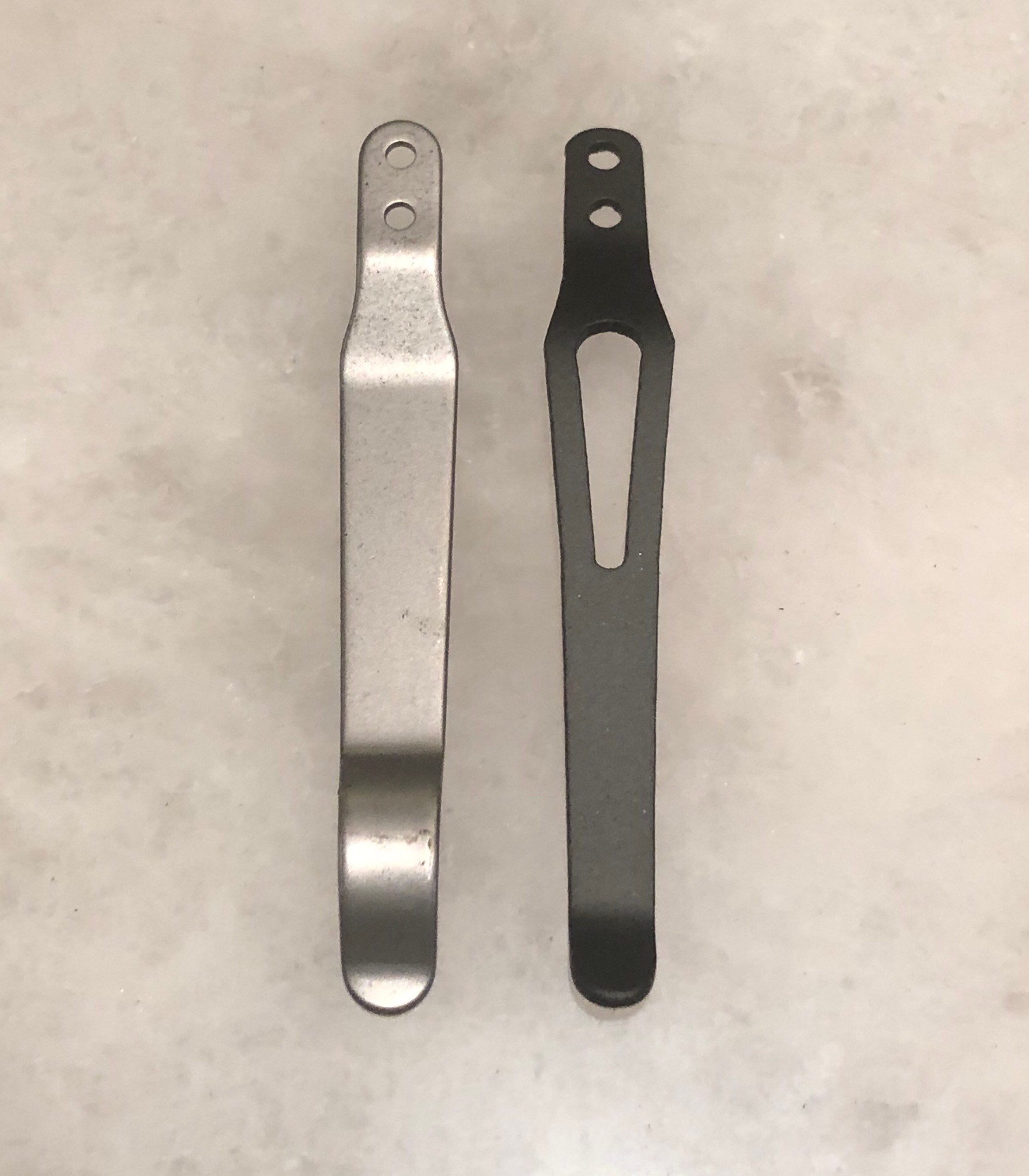 Matte Black Titanium Pocket Clip for Kershaw Link 1776 Aluminum