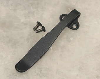 Flat Black Titanium Deep Carry Pocket Clip For Benchmade Osborne 940 943 945 Folder Knife