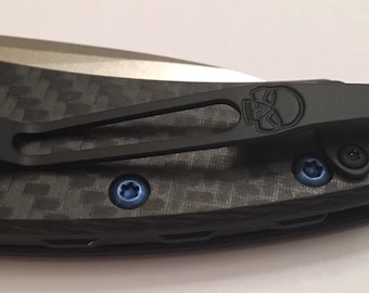 Black Titanium Pocket Clip For Zero Tolerance ZT0770 ZT0801 ZT0566 ZT0220