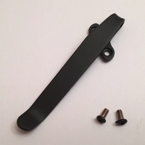 Black Titanium Pocket Clip Compatible With Kershaw Shallot Pocket Knife 1840CKT