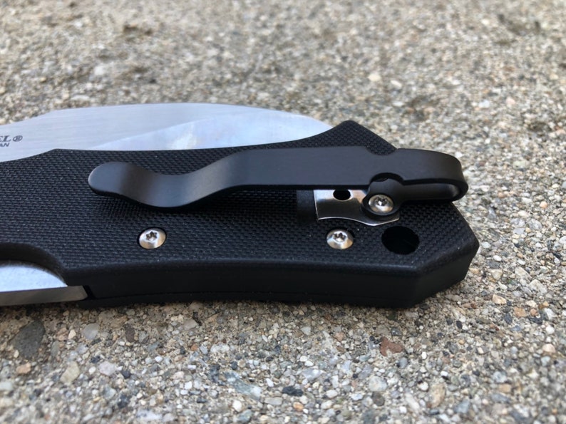 Cold Steel Knife Clip Black Titanium Deep Carry Pocket Clip Etsy