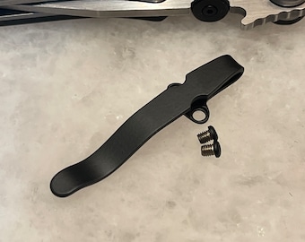 Black Titanium Deep Carry Pocket Clip For Kershaw Emerson CQC-6K CQQ-10K CQC-11K Knife