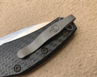 Clip de bolsillo de titanio gris para navaja Zero Tolerance ZT0770 ZT0566 ZT0801 ZT0220 ZT0452