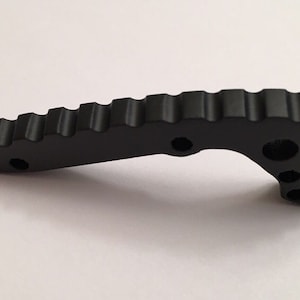 Matte Black Titanium Back Spacer for Emerson CQC-7 Knife Nylon Spacer Model Benchmade 970 Spec War