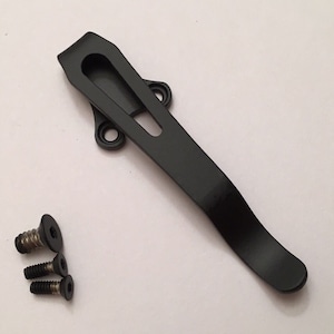 Schwarz Titan Tiefe Clip Zero Tolerance ZT Messer ZT0909 ZT909 Les George