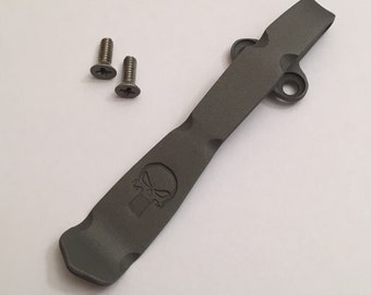 Titanium Clip Compatible With Emerson Commander Knife CQC-15 Specwar CQC-7 A-100