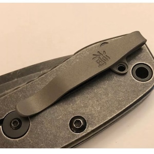 Gray Titanium Deep Carry Pocket Clip Made For Kershaw CRYO 1555 1556 CRYO ll Knife