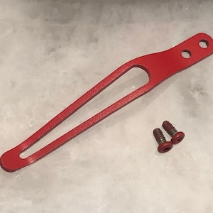 Red Titanium Pocket Clip For Kershaw Launch 4 7500 Launch 6 7800 Launch 8 7150 Knife