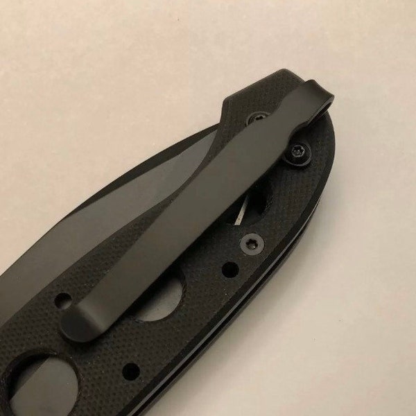 Matte Black Titanium Deep Carry Pocket Clip For CRKT M21-14SFG M16-14SFG G10 Folding Knife