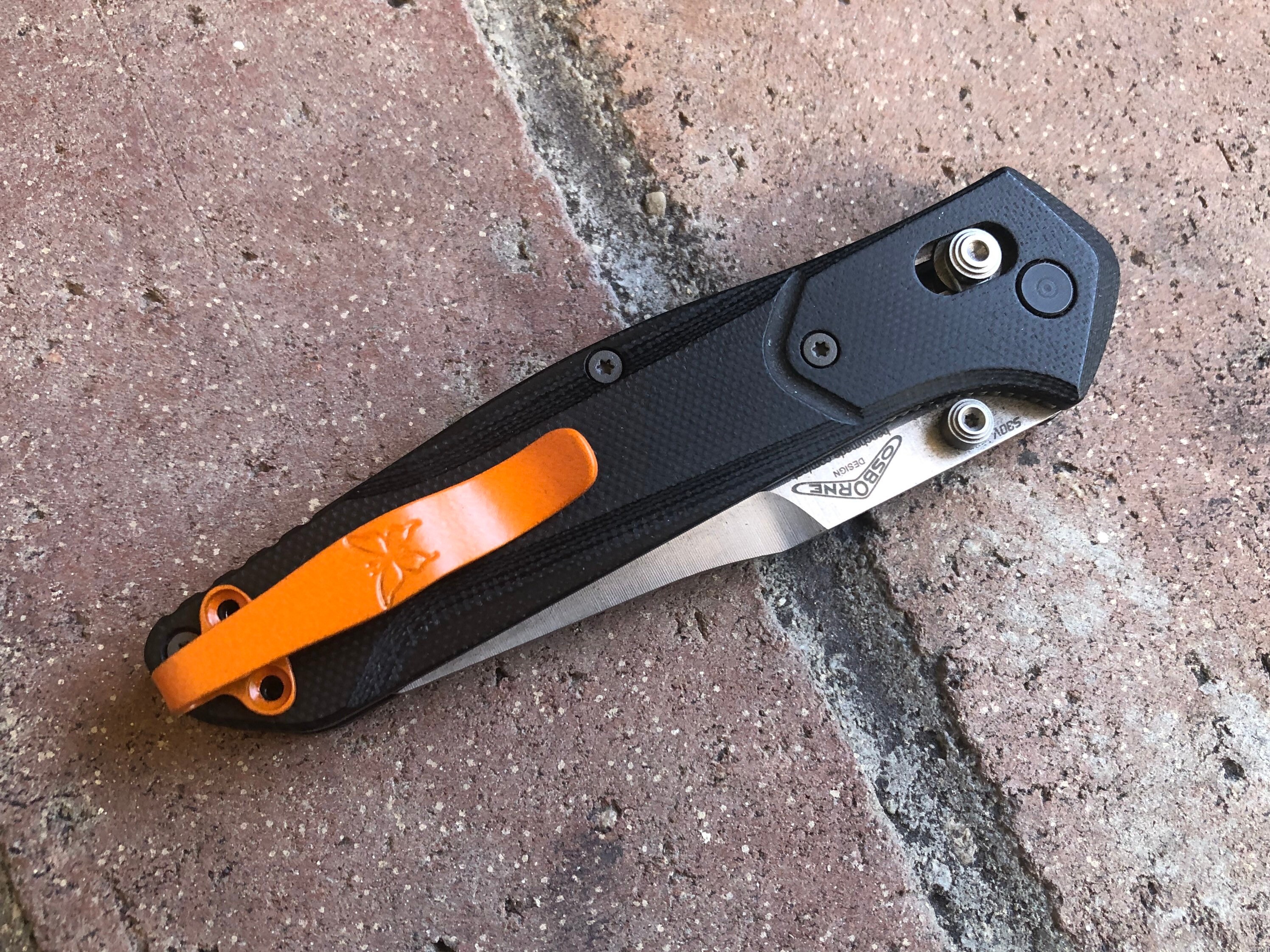 Flat Orange Titanium Deep Carry Pocket Clip Made For Benchmade Etsy