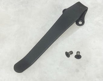 Black Titanium Deep Carry Pocket Clip Made For Benchmade SOCP 390SBK 391BK Foldinb Knife