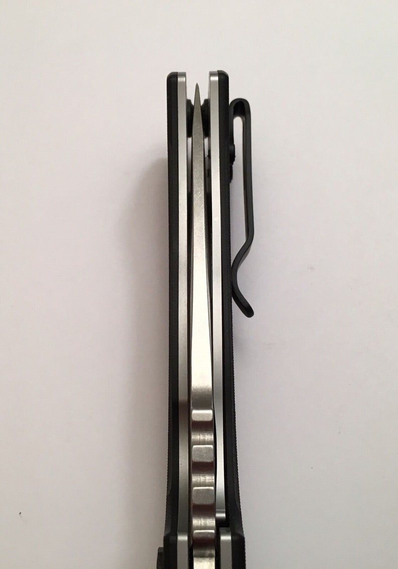 Black Titanium Deep Pocket Clip Zero Tolerance ZT Knife ZT0909 Etsy