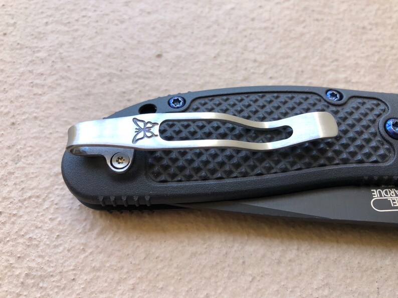 Satn Ttanum Deep Carry Pocket Clp for Benchmade Grptlan | Etsy