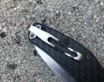Titanium Deep Pocket Clip For Zero Tolerance ZT0770 ZT0801 ZT0566 ZT0220