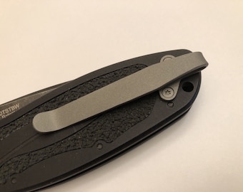 Klips kieszonkowy Titanium Deep Carry kompatybilny z nożem kieszonkowym Kershaw Blur 1670