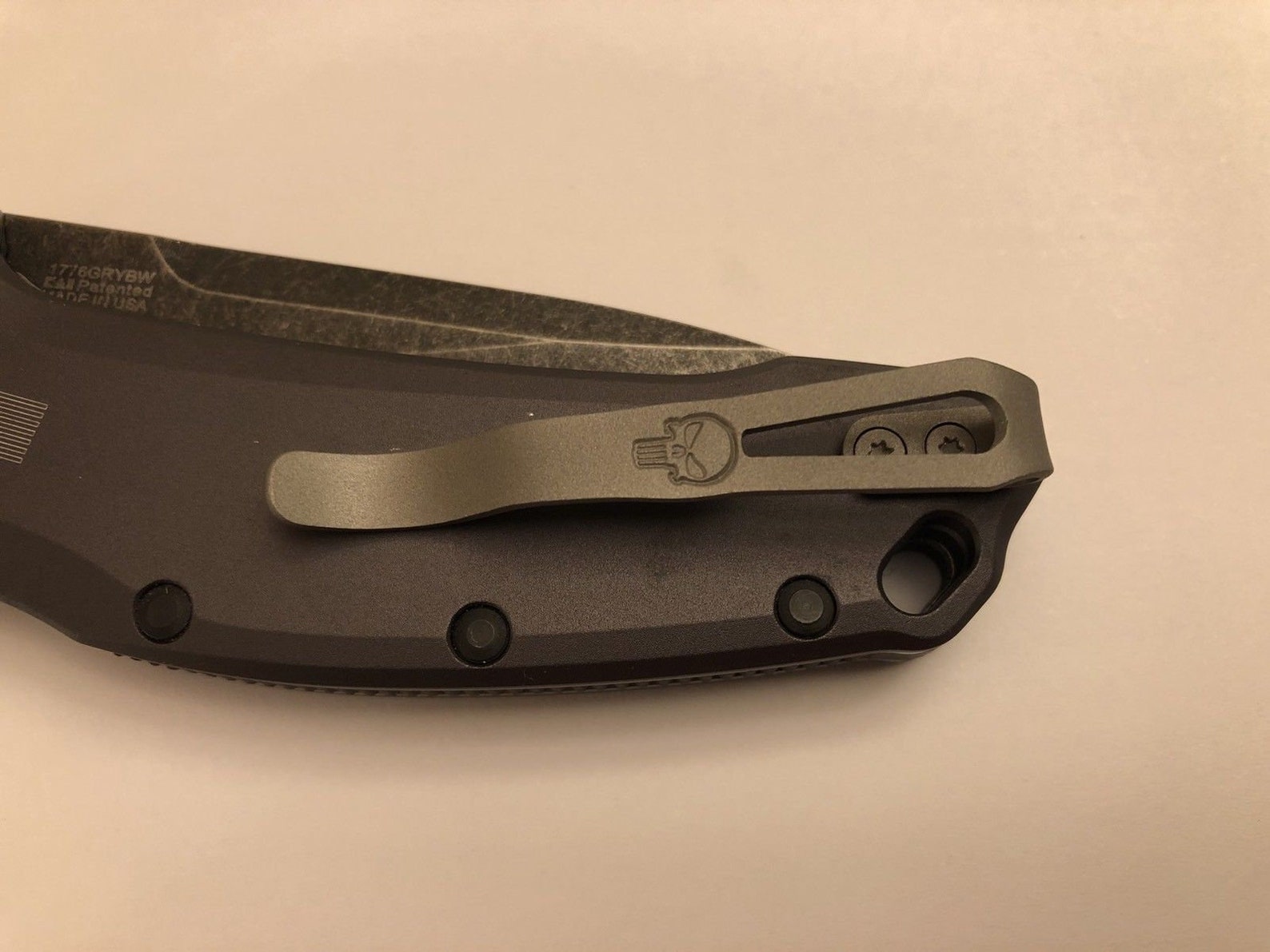Titanium Pocket Clip Made to Fit Kershaw Link 1776GRYBW Etsy