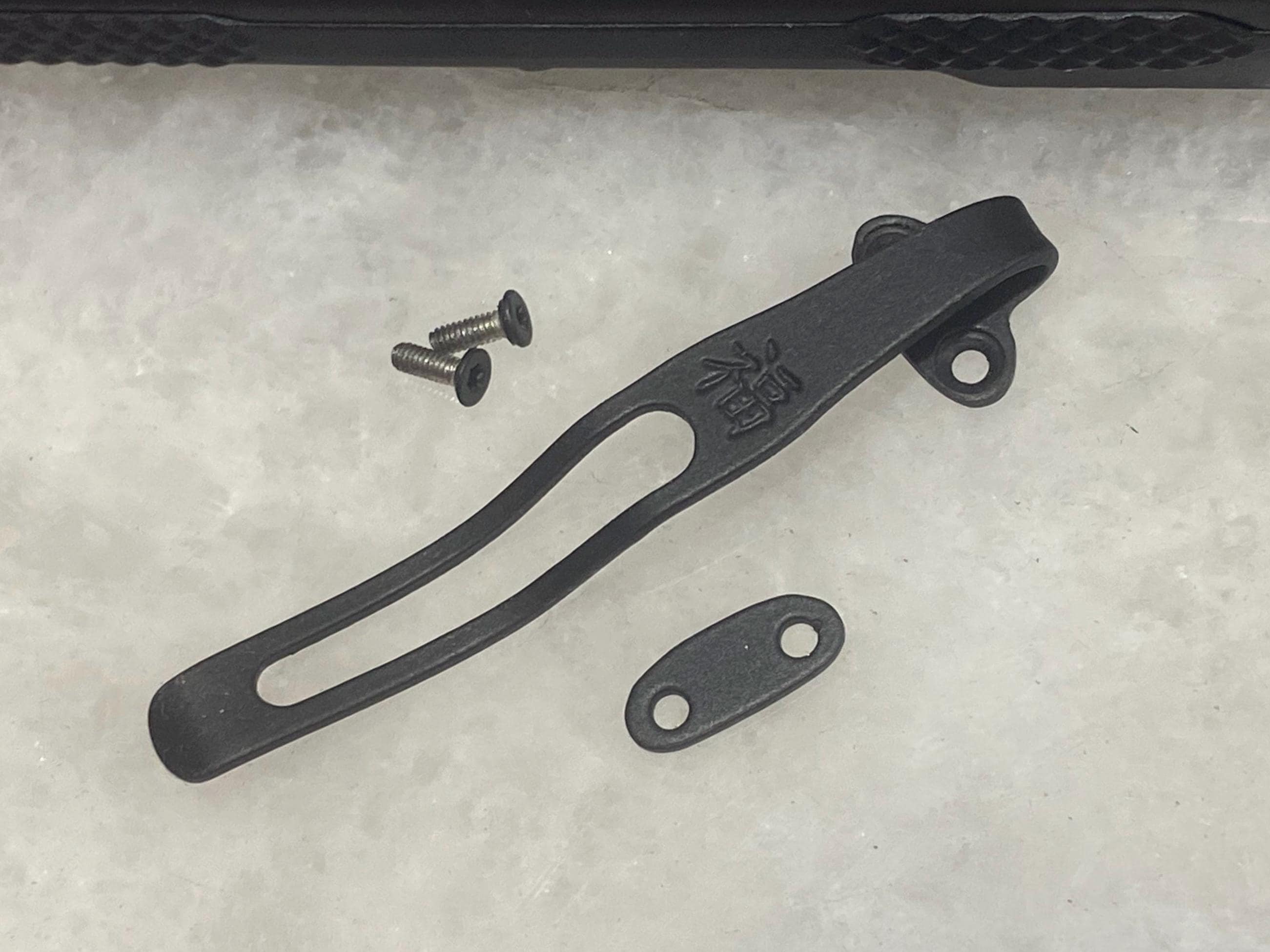 Matte Black Titanium Deep Pocket Clip for Nitecore EDC27 EDC25