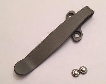 Klips kieszonkowy z tytanu kompatybilny z nożem kieszonkowym Kershaw Leek 1660