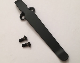 Black Titanium Deep Carry Clip For Ontario Rat 1 Knife 8848 8846 8871 8847 8849 8870