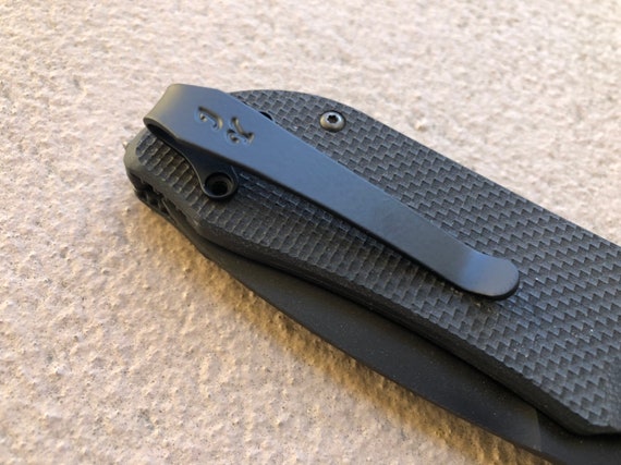 Custom Titanium Pocket Clip for Benchmade Knives Stryker Triage 908 909 915 916 