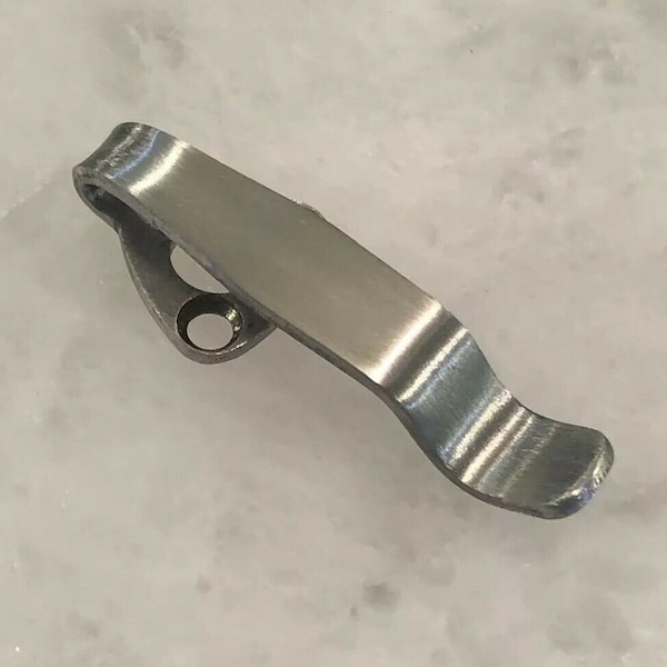 Titanium Deep Carry Clip For Spyderco Tenacious Persistence Ambitious Resilience