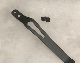 Matzwart titanium pocketclip voor Kershaw Launch 4 7500 Launch 6 7800 Launch 8 7150 Mes