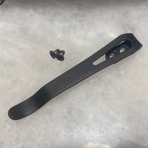 Black Titanium Deep Carry Pocket Clip For Kershaw 1776 Link Knife Folder