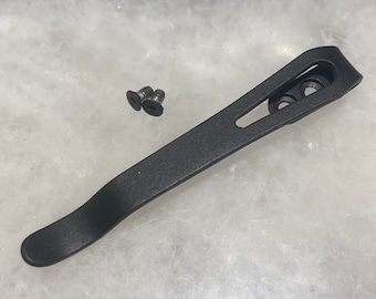 Black Titanium Deep Carry Pocket Clip For Kershaw 1776 Link Knife Folder