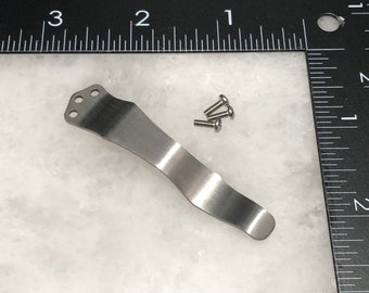 Titanium Pocket Clip For USA Made Emerson Knives