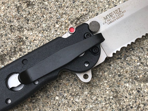 Flat Black Titanium Deep Carry Pocket Clip for CRKT M16-12Z Folder