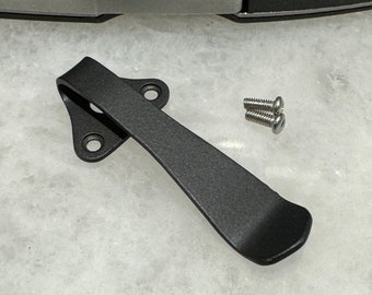Flach Schwarz Titanium Tiefe Tasche Clip Für Cold Steel 4 Max 5 Max Messer Ordner