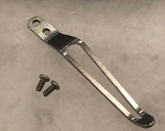 Raw Titanium Pocket Clip For ZT0450 & ZT0462 Zero Tolerance Knives