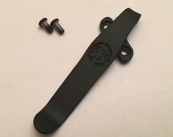 Black Titanium Deep Carry Pocket Clip Made For Kershaw Blur Pocket Knife 1670BLK