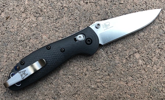 Titanium Deep Pocket Clip for Benchmade Mini Griptilian 556-1 G10