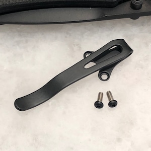 Black Titanium Clip Made For Benchmade Knife Stryker Triage 908 909 915 916