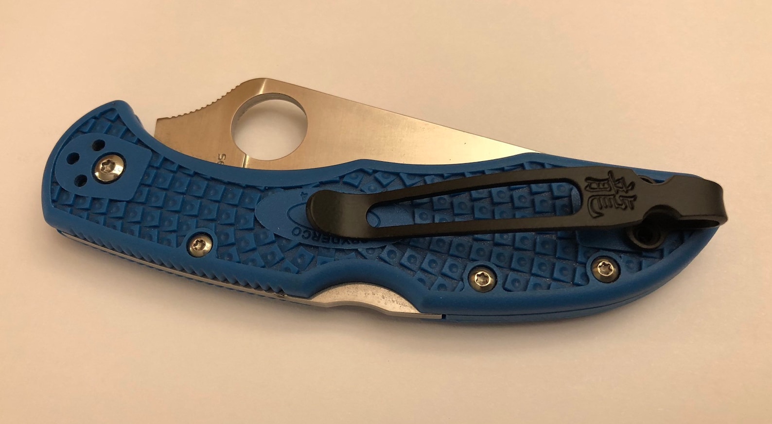 Matte Black Titanium Deep Carry Pocket Clip Made for Spyderco Etsy