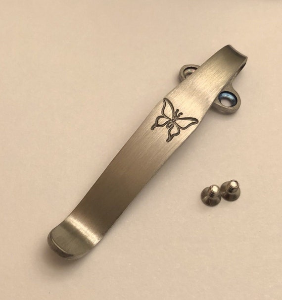 Custom Titanio Clip de bolsillo para cuchillos Benchmade 553 550 580 585 530 710 940 943