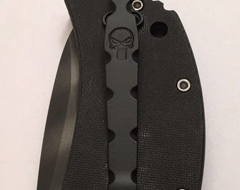 Matte Black Titanium Pocket Clip For Zero Tolerance ZT0300 ZT0301 ZT0350 Knife