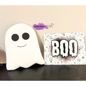 Ghost Attachment | Halloween Wreath | Ghost Halloween Attachment | Wreath Attachment | Boo Sign |  Halloween Decorations | Halloween Sign