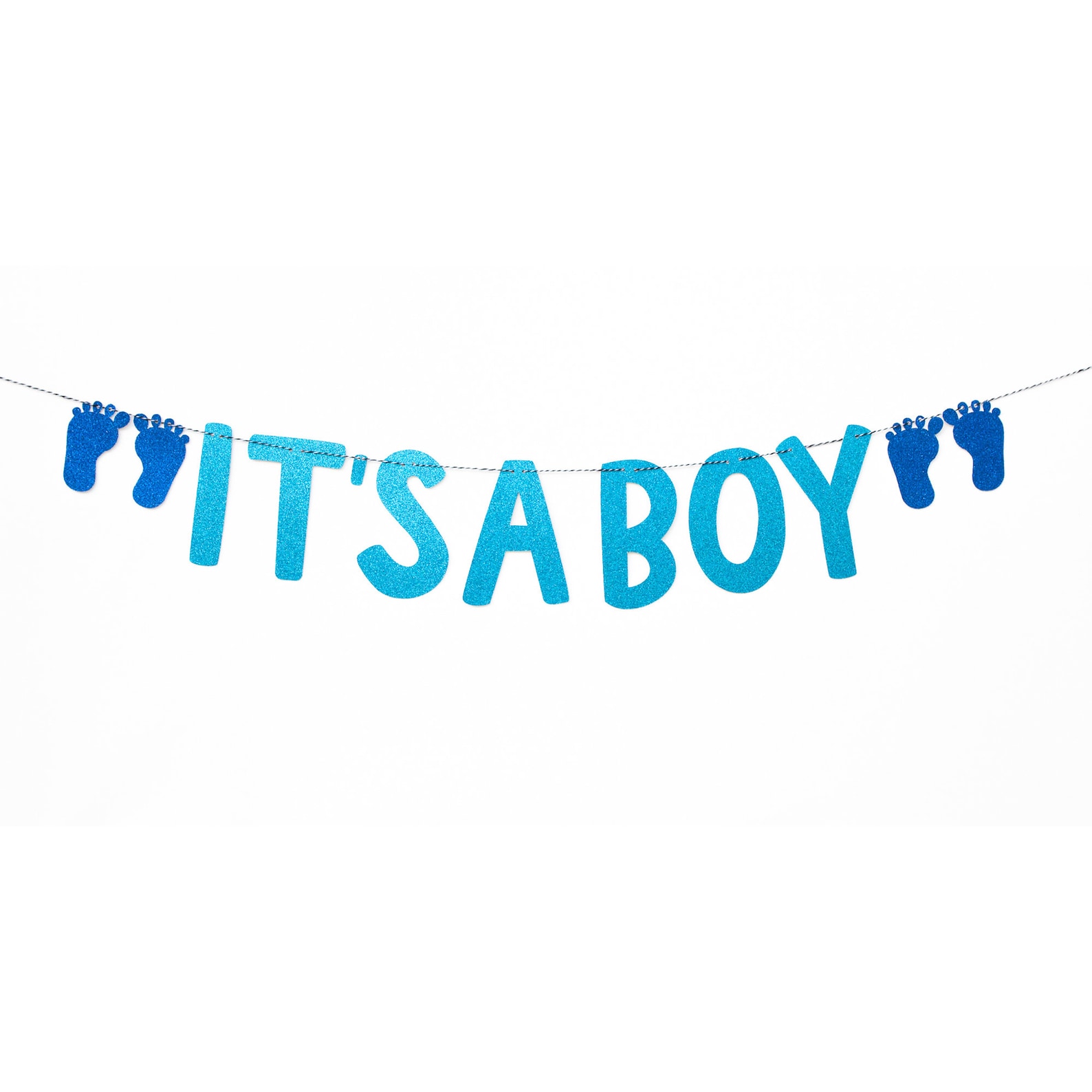 It's A Boy Banner Baby Boy Decorations Baby Shower New Etsy