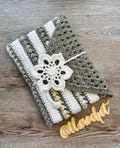 ThunderSnow Book Sleeve Crochet Pattern, Crochet Book Cover, Crochet Bible Cover, Crochet Kindle Sleeve, Crochet iPad Sleeve, PDF Crochet