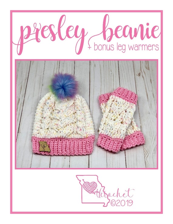 Turnberry Leg Warmers, Crochet PDF Digital Download Pattern