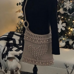 Boho Wonky Herz Cross Body Häkelanleitung, gehäkelte Geldbörse Muster, Häkeltasche Muster, Häkel Umhängetasche PDF