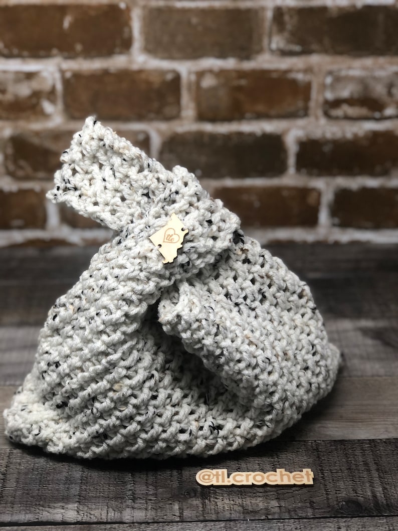 X-Stitch Japanese Knot Bag, Crochet PDF Pattern, Mommy and Me Purse, Crochet Purse, Crochet Handbag, Japanese Knot Crochet Tote, Wristlet image 7