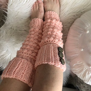 Stonebridge Leg Warmers, Crochet Leg Warmers, Yoga, Ballet, Exercise, Leg Warmers, Crochet PDF Pattern, Decorative Buttons, Mommy and Me image 2