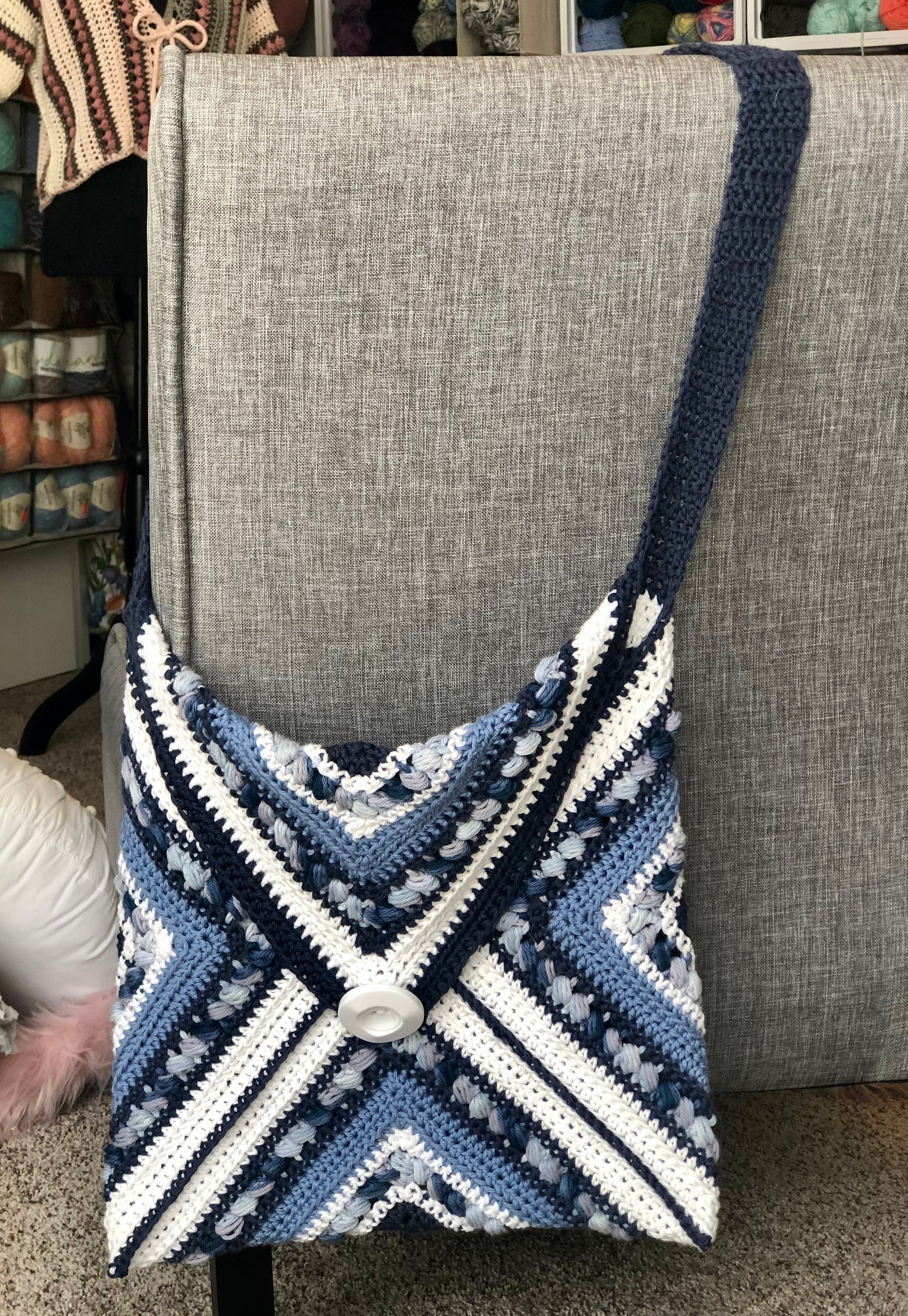 Thundersnow Envelope Bag PDF Crochet Pattern, Crochet Purse
