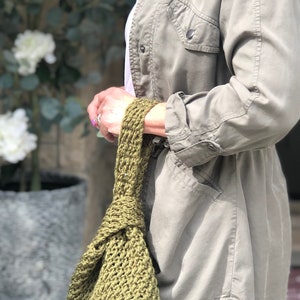 X-Stitch Japanese Knot Bag, Crochet PDF Pattern, Mommy and Me Purse, Crochet Purse, Crochet Handbag, Japanese Knot Crochet Tote, Wristlet image 9